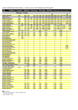 Fahrplan Für Linie 73-2