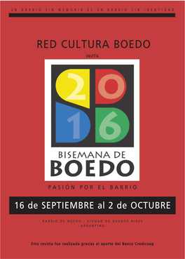 Revista Red Cultura Boedo 2016 Color 1.Pdf