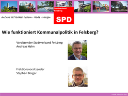 Wie Funktioniert Kommunalpolitik in Felsberg?