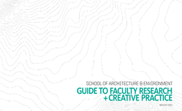 Guide to Faculty Research + Creative Practice