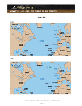 Atlantic 1939-1945: the Battle of the Atlantic