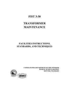 Fist 3-30 Transformer Maintenance