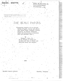 The Beale Papers: 