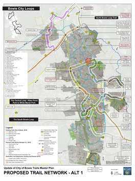 Bowie Proposed Trails Network