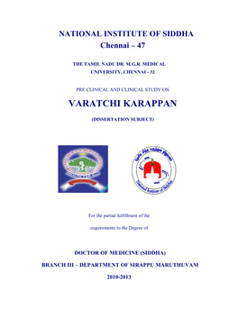 Varatchi Karappan