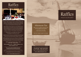 Raffles RESTAURANT Raffles RESTAURANT