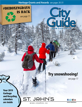 Try Snowshoeing! See Page 17