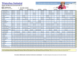 Winterbus Stubaital Winter Ski Bus (01.10.16 Bis 01.05.17)