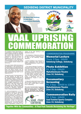 20100826 Vaal Uprisings Advert Revised