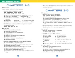 Chapters 1–3 Chapters