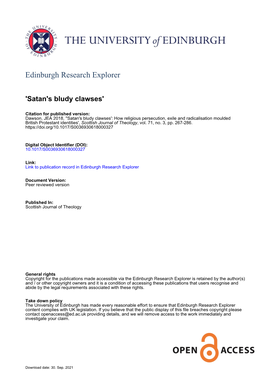 Edinburgh Research Explorer