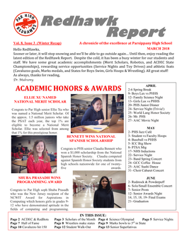 Redhawk Report Vol