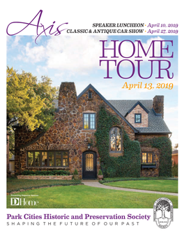 HOME TOUR April 13, 2019