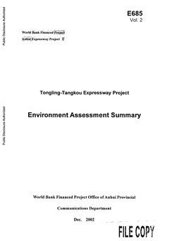 World Bank Document