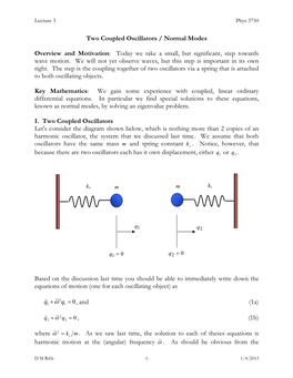 The 1D Schrödinger Equation for a Free Particle