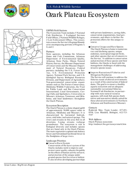 Ozark Plateau Ecosystem