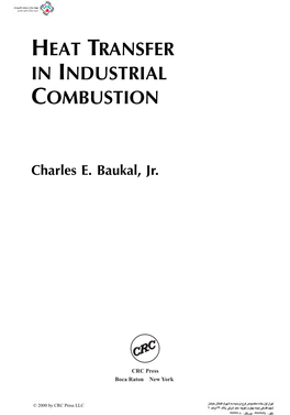 Heat Transfer in Industrial Combustion