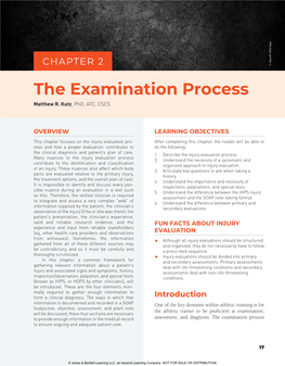 The Examination Process Matthew R