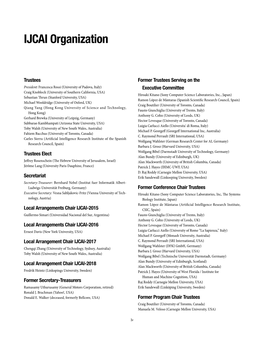 IJCAI Organization