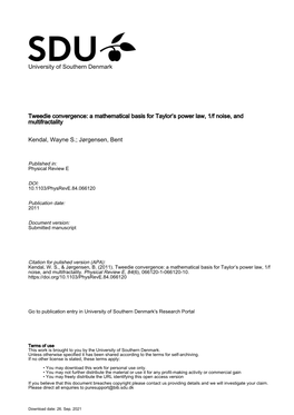 A Mathematical Basis for Taylor's Power Law, 1/F Noise, and Multifractalit