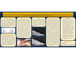 Hemi-Implant Arthroplasty with Decompression And