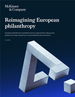 Reimagining European Philanthropy