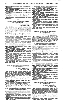 Supplement to the London Gazette, 7 January, 1949
