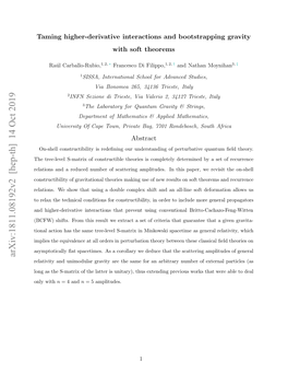 Arxiv:1811.08192V2 [Hep-Th]