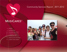 Community Services Report 2011-2012