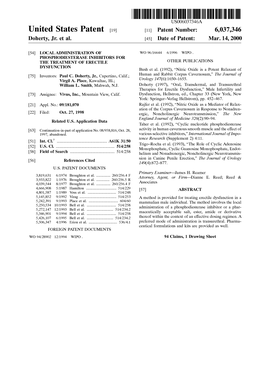 United States Patent (19) 11 Patent Number: 6,037,346 Doherty, Jr