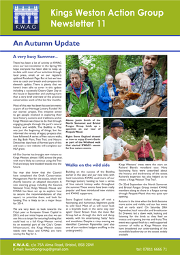 Kings Weston Action Group Newsletter 11
