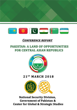 Pakistan: a Land of Opportunities for Central Asian Republics”