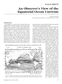 Equatorial Ocean Currents