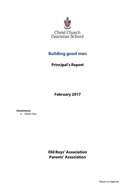 Building Good Men