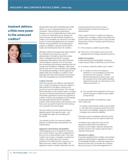 IHL158 P82-84 Insolvency 29/2/08 14:30 Page 82