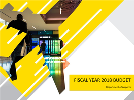 Fiscal Year 2018 Budget