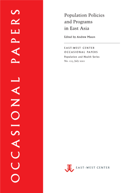 Population Growth Rate and Rate of Natural Increase: Singapore, 1931–95 90