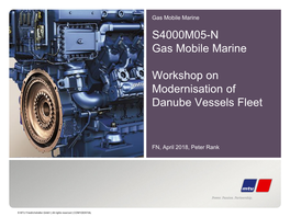 S4000M05-N Gas Mobile Marine Workshop on Modernisation Of