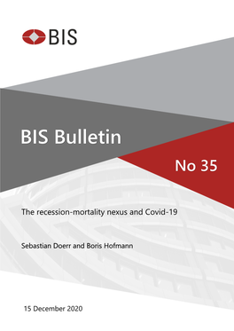 The Recession-Mortality Nexus and Covid-19