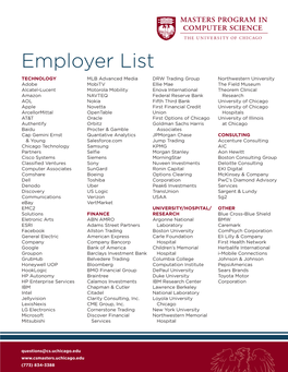 Employer List