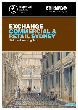 EXCHANGE Commercial & RETAIL SYDNEY Historical Walking Tour