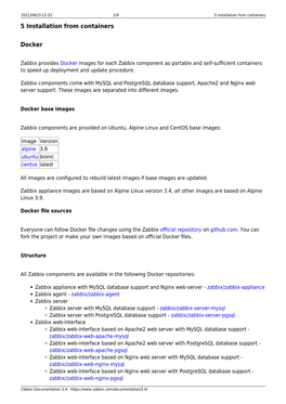 5 Installation from Containers Docker