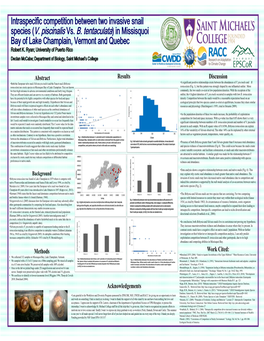 Intraspecific Competition Between Two Invasive Snail Species (V