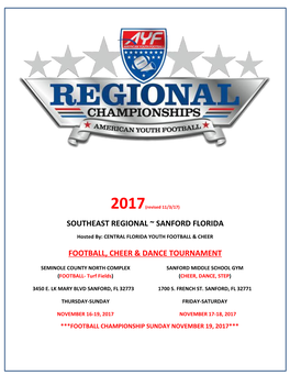 Southeast Regional ~ Sanford Florida Football