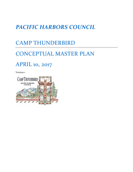 Pacific Harbors Council Camp Thunderbird Conceptual