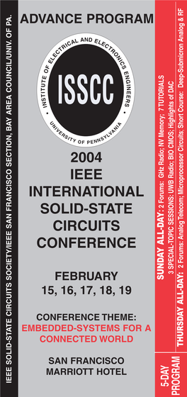 2004 Ieee International Solid-State Circuits Conference