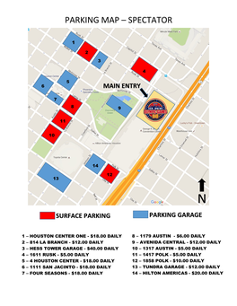 Parking Map – Spectator