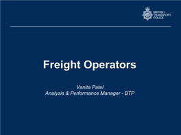 Freight Operators