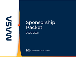 Download Sponsorship Packet