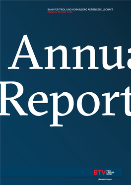 BANK FÜR TIROL UND VORARLBERG AKTIENGESELLSCHAFT ANNUAL REPORT 2020 Annual Report Contents